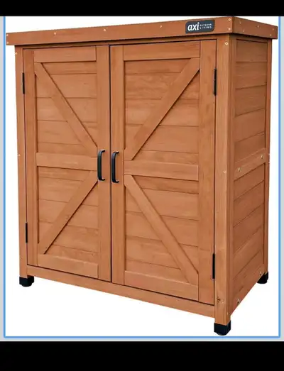 Brown Wooden Garden Cabinet – 80 x 45 x 93 cm | Outdoor Cabinet,, View more