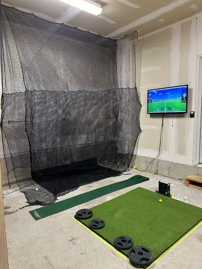 Indoor Budget Golf Sim, View more