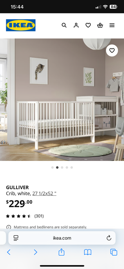 IKEA Gulliver Crib, View more