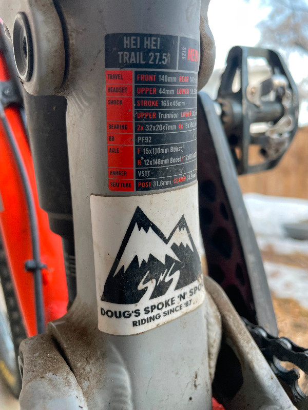 2019 Kona Hei-Hei Trail F/S  Mountain Bike in Mountain in Saskatoon - Image 3