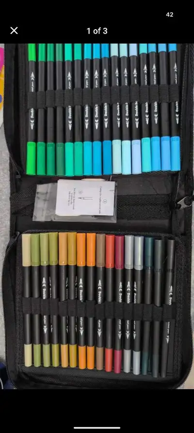 colored pens double head, View more