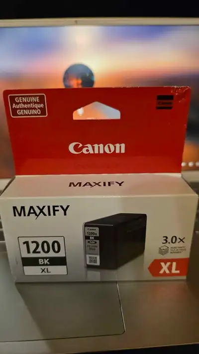 Canon PGI 1200BK Xl High Yield Black Ink ***New UNOPNED***, View more