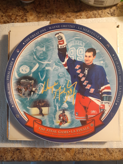 WAYNE GRETZKY LIMITED EDTION THE FINAL GAME COLLECTORS PLATE, View more