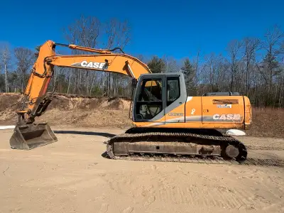 2008 CX210B Excavator Hydraulic thumb Manual quick attach Comes with extra smaller ditching bucket H...