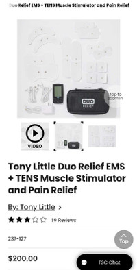 TENS MUSCLE STIMULATOR NEW 