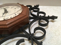 60s 70s Retro Shabby Chic Mid-Century Modern SPARTUS WALL CLOCK