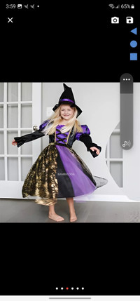 Witch Halloween costume ages 9 to 10