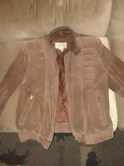 Selling brown suede jacket, View more