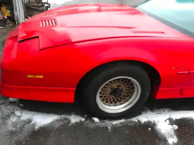 ••1982-1992 •GTA TRANS AM +BEACHWOOD INTERIOR + RED PASSENGER DOOR•• REAR GTA RIMS••RED 85-90 GROUND...