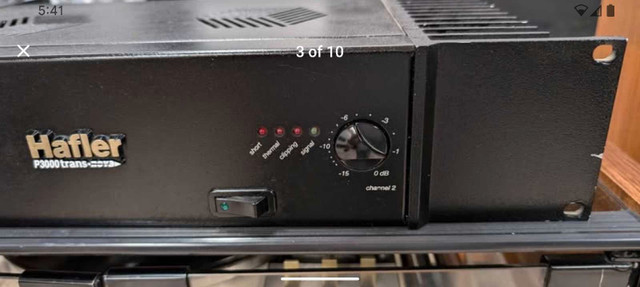 Hafler P3000 TransNova professional power amplifier in Stereo Systems & Home Theatre in Hamilton - Image 3