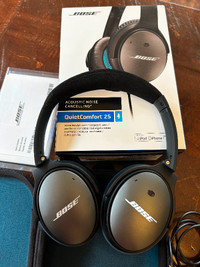 Bose QuietComfort 25, Noise Cancelling Headphones: $125