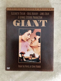 Giant starring James Dean, Rock Hudson , Elizabeth Taylor 2 DVD 