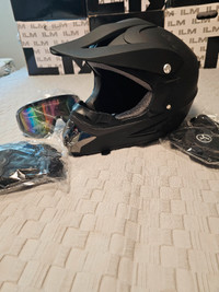 New YOUTH MOTOCROSS Dirt Bike ATV BMX Motorcycle Helmet size L