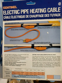 Electric pipe heating cable 
30 ft .