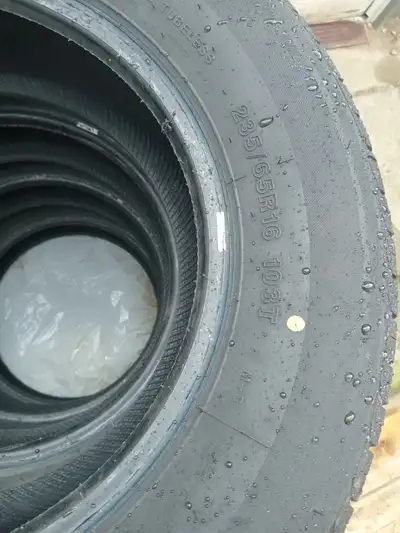 Selling a set of four Rockblade seasonal tires, size 235/65/R16, in excellent condition. Used for on...