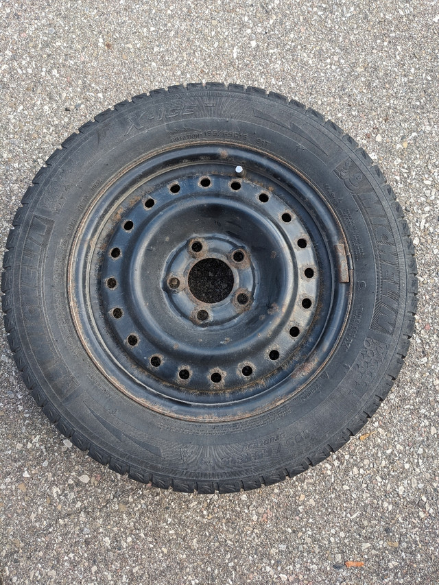 4 winter tires on 15" rims, 195 65 15r in Tires & Rims in Mississauga / Peel Region - Image 3