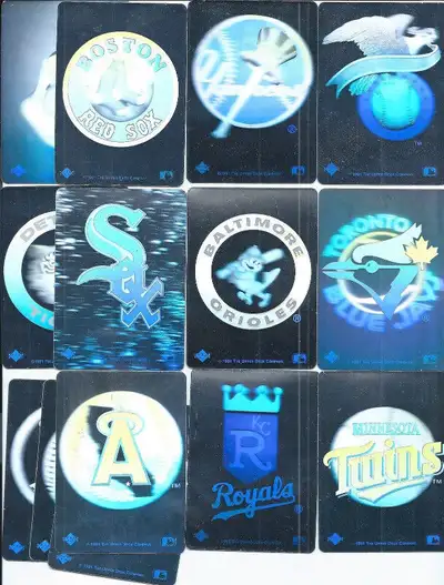 1991 Upper Deck Baseball Team Hologram Logo COMPLETE 28 CARD, View more