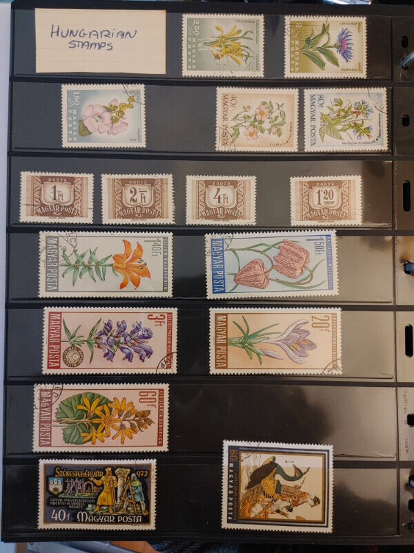 Collection of 78 vintage Hungarian stamps! Arts & Collectibles