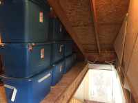 Cheap, secure mini storage in garage loft for $25/month