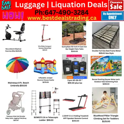 Brand Name Items on Sale including all household items. Every item is physically inspected before li...