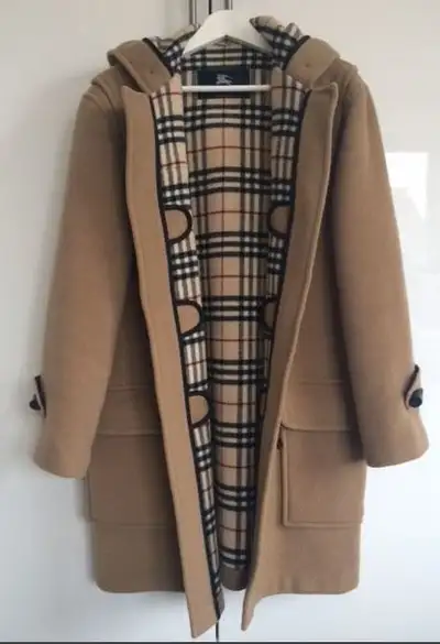 Burberry Wool Duffle Coat Winter Jacket, View more