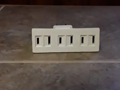 Single To Triple Swivel Outlet Adapter Plug, View more