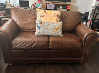 Brown Genuine Leather Couches