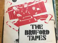 Bill Bruford Tapes King Crimson prog rock vg++ LP