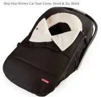 Skip Hop Winter Car Seat Cover, Stroll & Go, Black