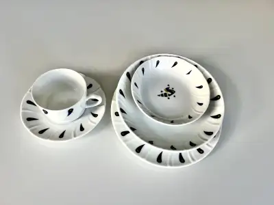 Air France Concorde Porcelain Dish Set – Vintage Tableware , View more
