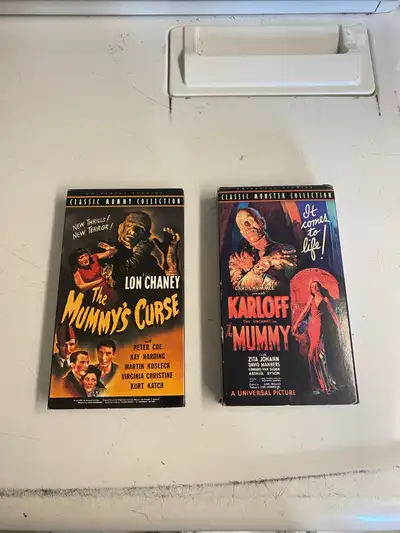 I have 2 Univeral Monster VHS mummy movies for sale. The first is the one that started it all The Mu...
