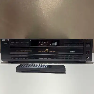 Sony CDP C525 CD player 5 disc changer. Excellent with remote, View more