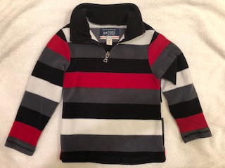 Sweater, striped pullover, size 4T, $8 in Clothing - 4T in Edmonton