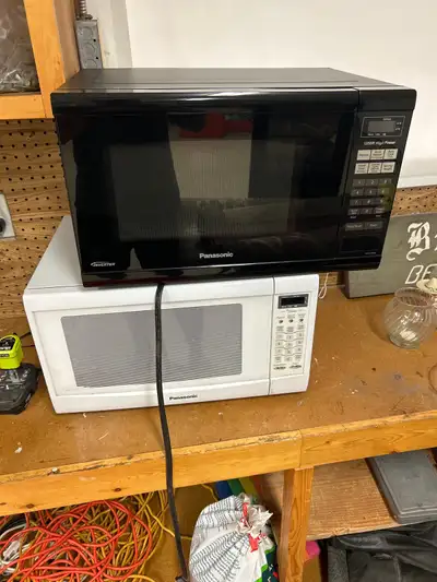 Panasonic microwaves, both in good working order. $100 for both or $50 each.
