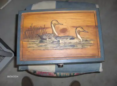 Ducks unlimited wooden box, View more