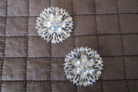 Coro Vintage Clear Rhinestone Brooch