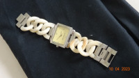 Michael Kors ,designer watch, unusual link bracelet , battery