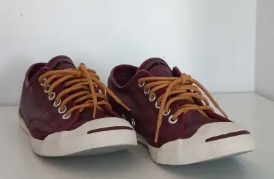 Converse Jack Purcell Leather – Burgundy – Men’s 5.5, View more
