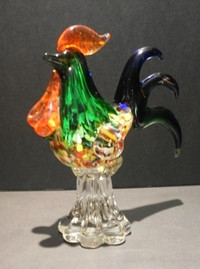 Murano Confetti Multi Colored "Rooster"