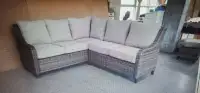 Wicker  PATIO L SECTIONAL BRAND NEW
