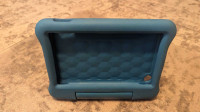 Blue Amazon Fire 7 tablet cover, gen 9 edition