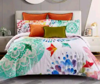 Cotton Floral Comforter set /New