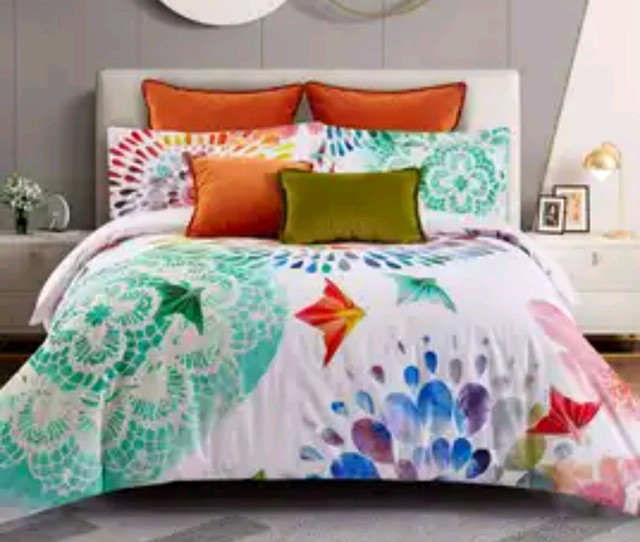Cotton Floral Comforter set /New in Bedding in Markham / York Region