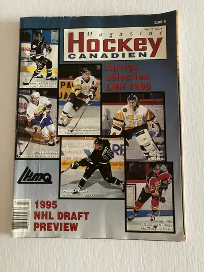 Magazine Hockey Canadien 1995 NHL Draft Preview, View more