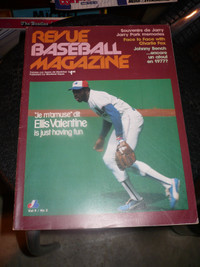 Lot 1 Magazines des Expos Revue Baseball Magazine