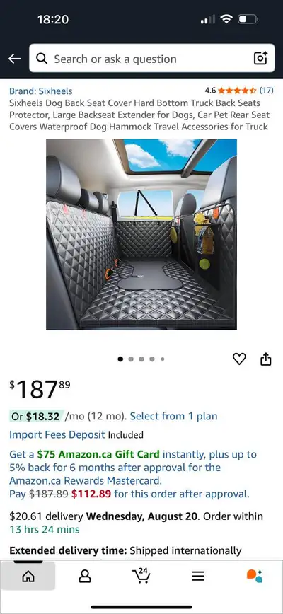 Waterproof Dog Back Seat Cover & Extender – Car Truck Hammock , View more