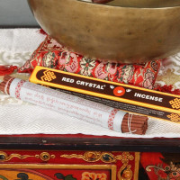 Original Red Crystal Tibetan incense, about 30 sticks of incense