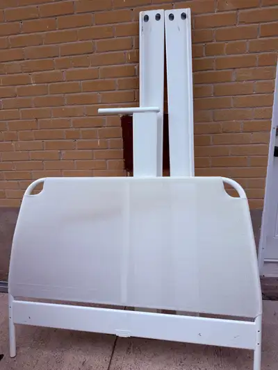 IKEA white full/double bed frame, View more