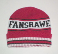 Fanshawe College Knit Lined Skull Cap New