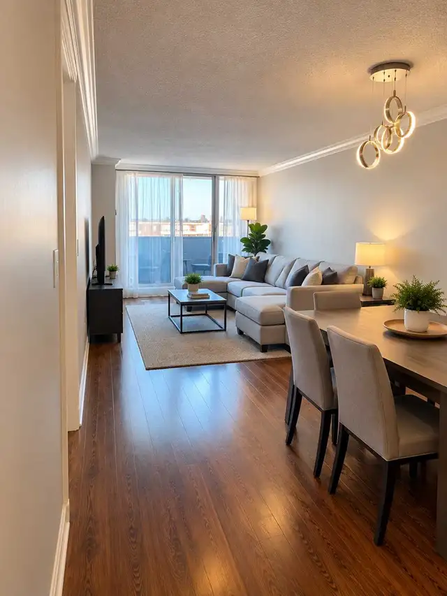 2 Bedroom + Den Condo Utilities & Parking include